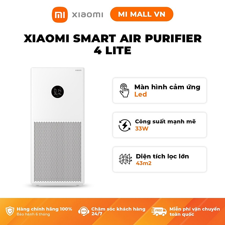 Máy Lọc Không Khí Xiaomi Smart Air Purifier 4 Lite - Hàng Chính Hãng