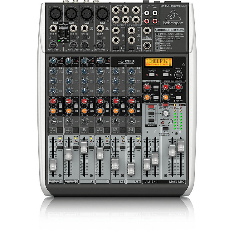 Bộ trộn âm thanh MIXER BEHRINGER QX1204USB - Hàng Chính Hãng
