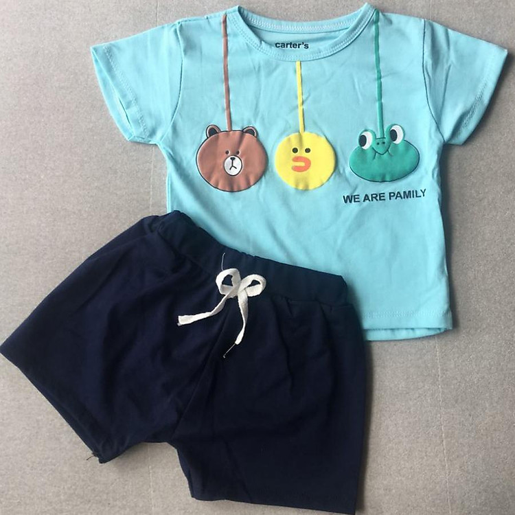 Bộ Family Cotton Cho Bé Từ 1-5 Tuổi