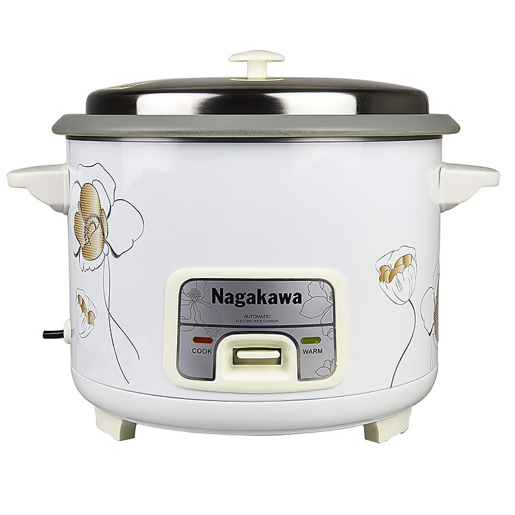 Nồi cơm điện nắp rời 3.6L, công suất 1300W Nagakawa NAG0130-Hàng chính hãng