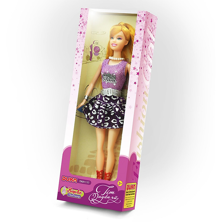 Búp Bê Thời Trang Tím Duka DK81117 Chính hãng Giá tốt - Hình ảnh 4