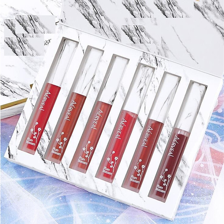 Hộp 6 thỏi son kem lì sang chảnh