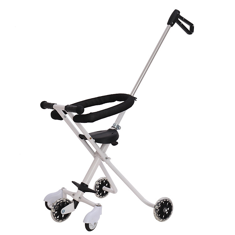 Xe Đẩy Siêu Thị 5 Bánh Phát Sáng Gấp Gọn Thông Minh Cho Bé