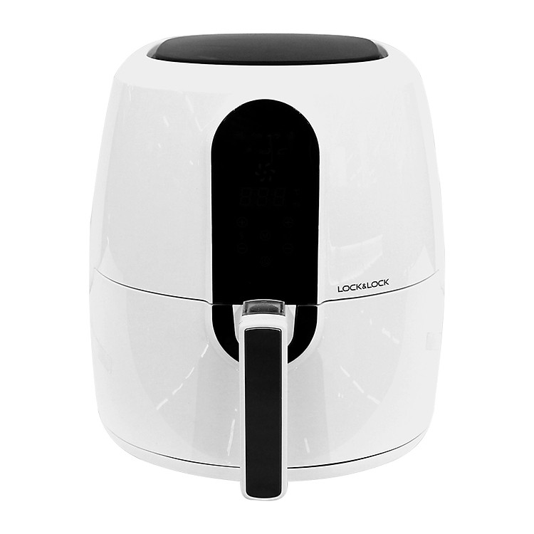 Nồi chiên không dầu điện tử Lock&Lock EJF351 5.2L 1800W - Hàng chính hãng - Trắng