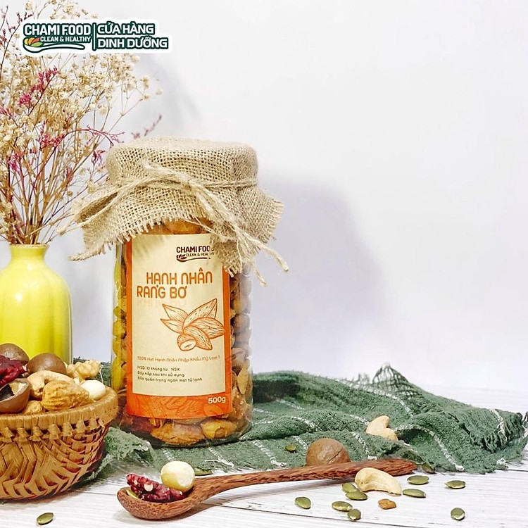 Mua Hạnh nhân rang bơ CHAMI 500g nhập khẩu Uy tín Ưu đãi - Hình ảnh 5