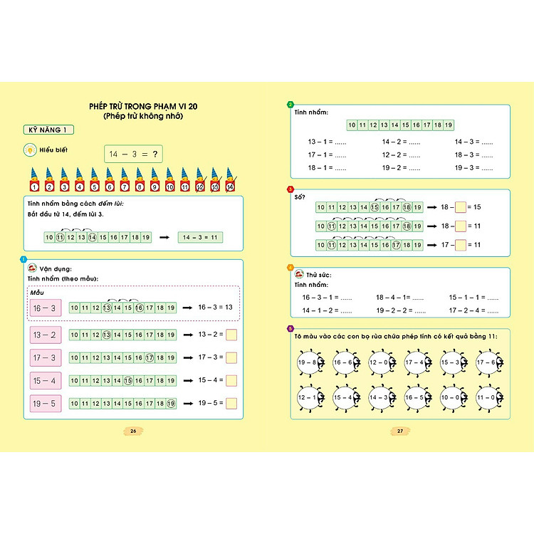 Giúp Con Giỏi Toán Dành Cho Trẻ 5-7 Tuổi - Tính Nhanh Tính Nhẩm Và Cộng Trừ Trong Phạm Vi 100 - Ảnh 7