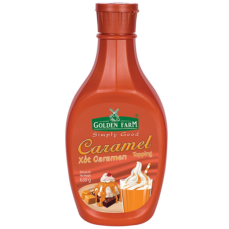 Xốt Caramel Golden Farm 630g