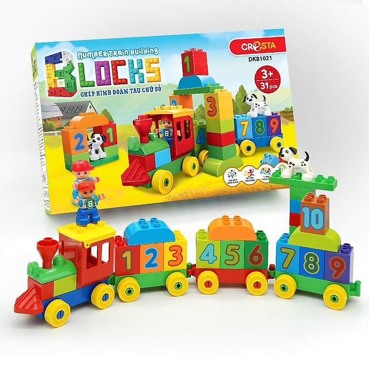 Đồ Chơi Ghép Hình Đoàn Tàu DK81021 Chính hãng Giá tốt
