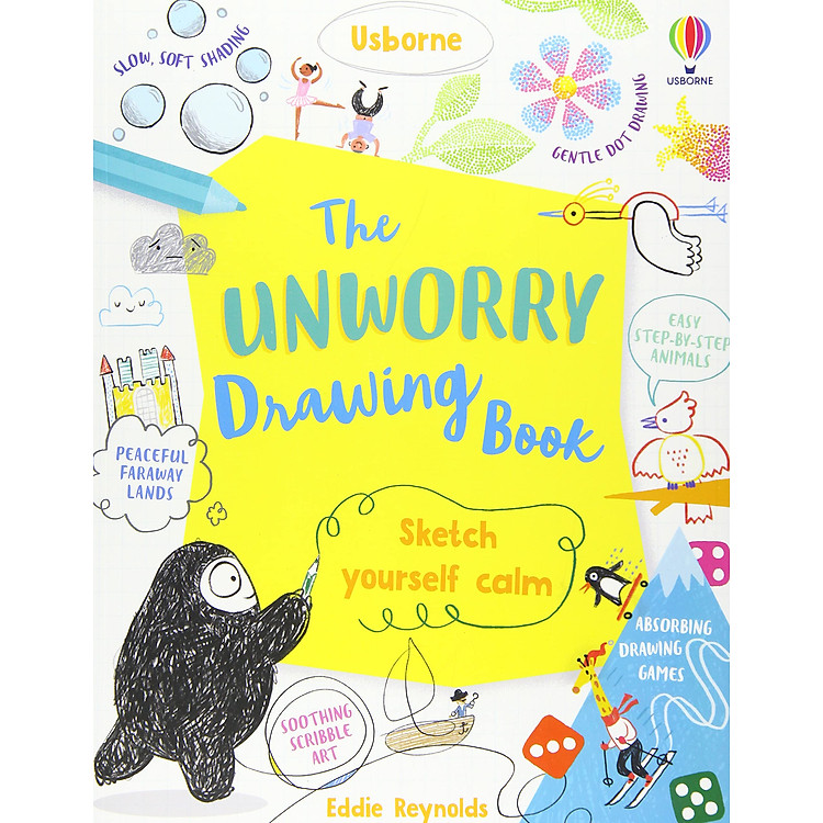 Tô Vẽ Tiếng Anh: The Unworry Drawing Book