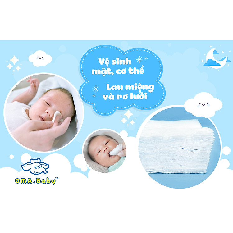 Mua Khăn vải khô đa năng cho bé Oma Chính hãng Giá tốt - Hình ảnh 4