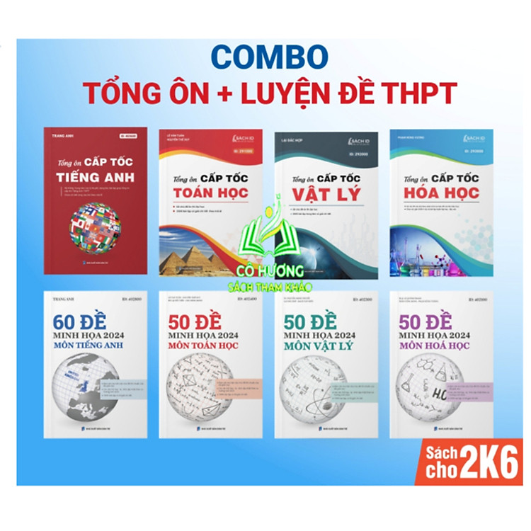 Sách Trọng Tâm Kiến Thức Luyện Thi THPT Ôn Thi Đánh Giá Năng Lực Toán Lý Hóa Anh 9 - Ảnh 6