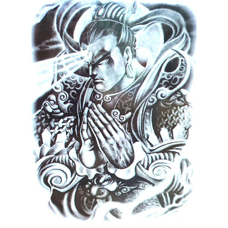 Hình Xăm Dán Nhị Lang Thần QSA048