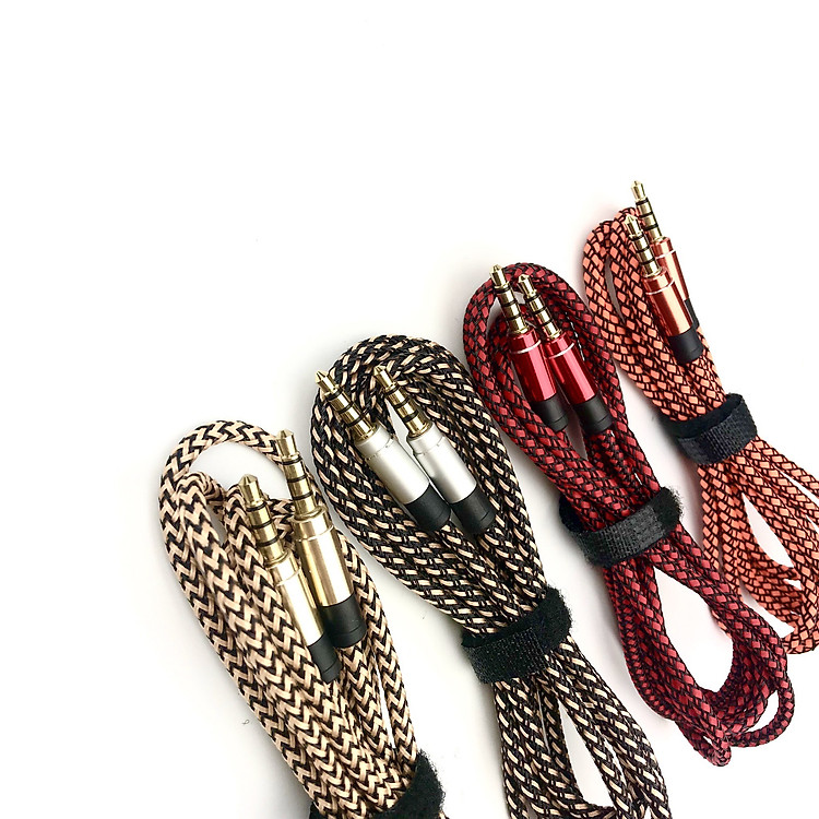 Dây Kết Nối Video, Audio, Lấy Nhạc Chuẩn Kết Nối Jack 3.5 GUTEK T1, Dây Dài Nhiều Màu Sắc Và Được Bọc Dù Chống Đứt - Hàng Chính Hãng