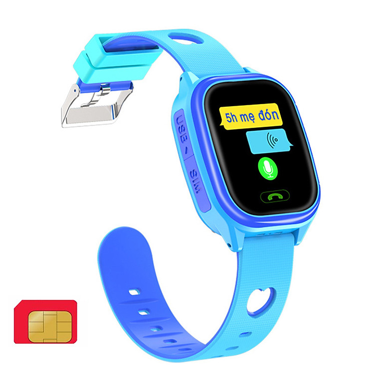 Đồng hồ định vị trẻ em chống nước tiếng việt pin khỏe model y85 + tặng sim 4g viettel