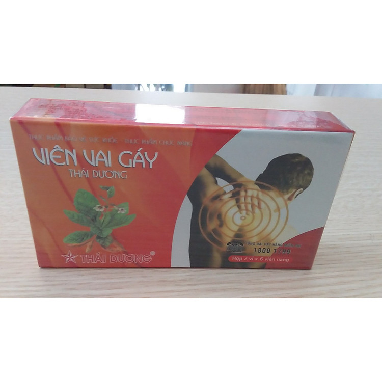 thực phẩm bảo vệ sức khỏe VIÊN VAI GÁY THÁI DƯƠNG viên vai gáy giảm đau vai gáy lưu thông khí huyết