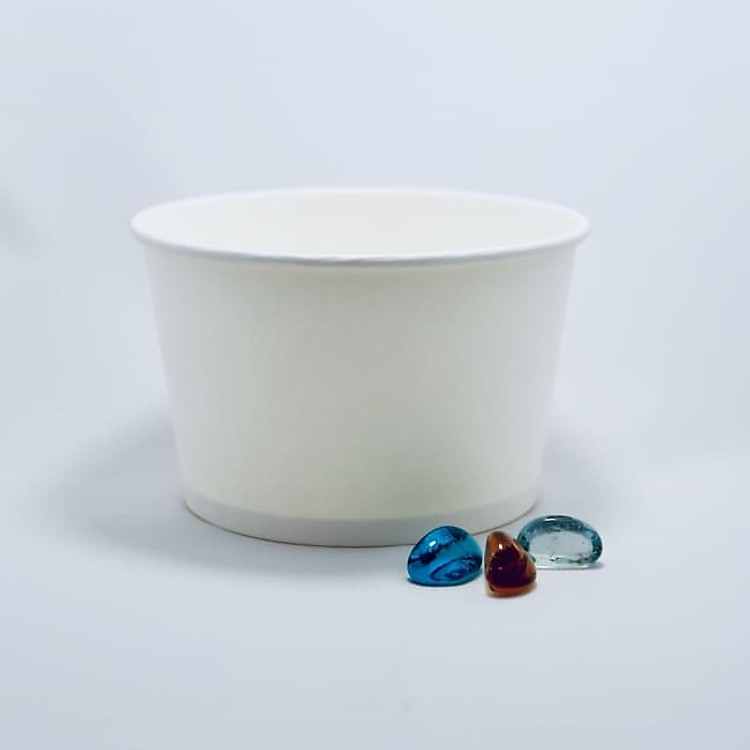 Combo 50 TÔ GIẤY trắng trơn 750ml - 25oz Không kèm nắp