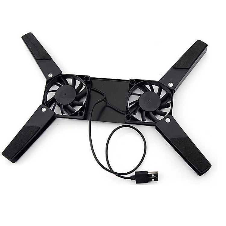Đế tản nhiệt laptop chuyên dụng có thể gấp nhỏ Đen PF68