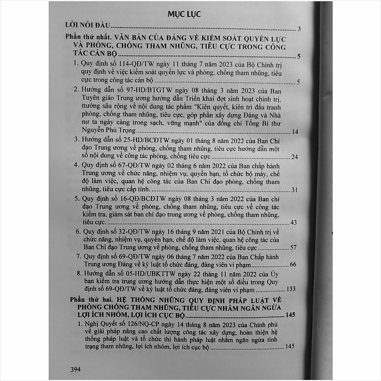 Hệ Thống Văn Bản Về Phòng Chống Tham Nhũng - Ảnh 4