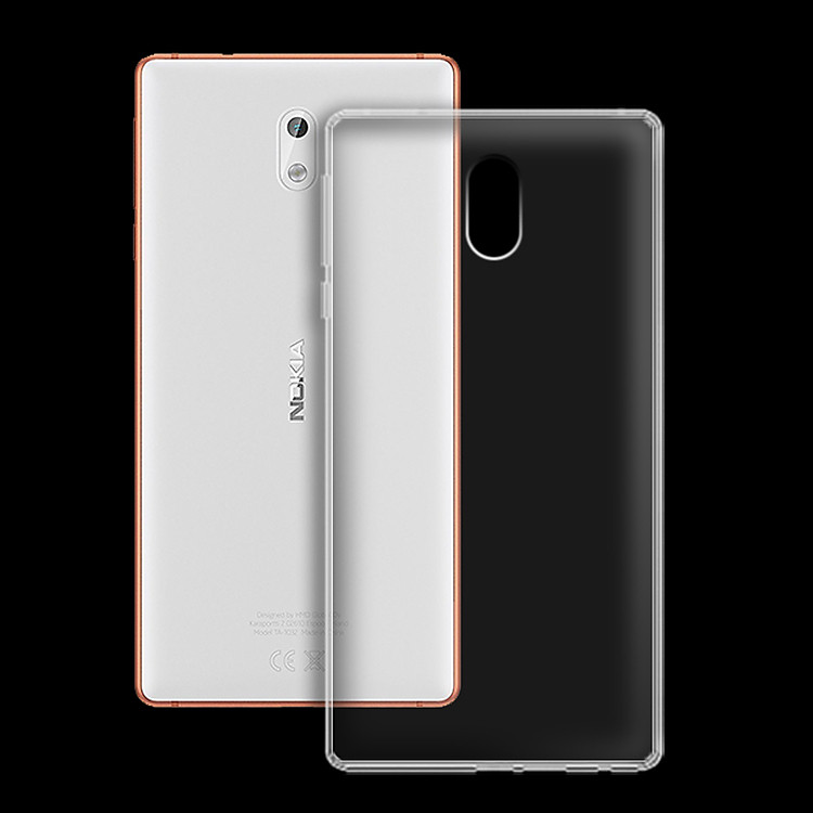 Ốp lưng cho Nokia 3 - 01167 - Ốp dẻo trong - Hàng Chính Hãng