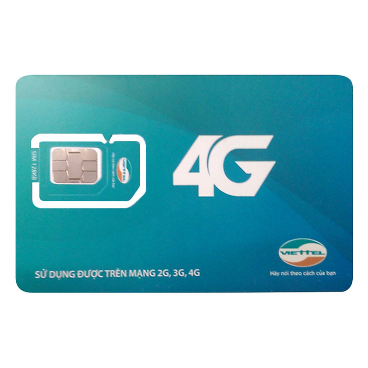 Sim 3G/4G Viettel (Trọn Gói 12 Tháng Không Cần Nạp Tiền Duy Trì)