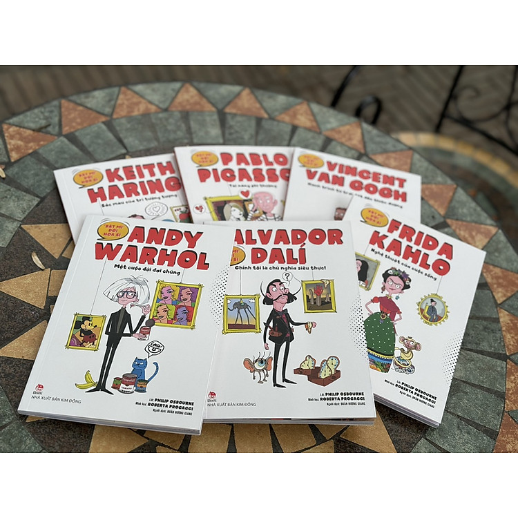(In màu toàn bộ) COMBO "BẬT MÍ" ĐỜI HOẠ SĨ (6 quyển) - Nhiều Tác Giả– NXB Kim Đồng