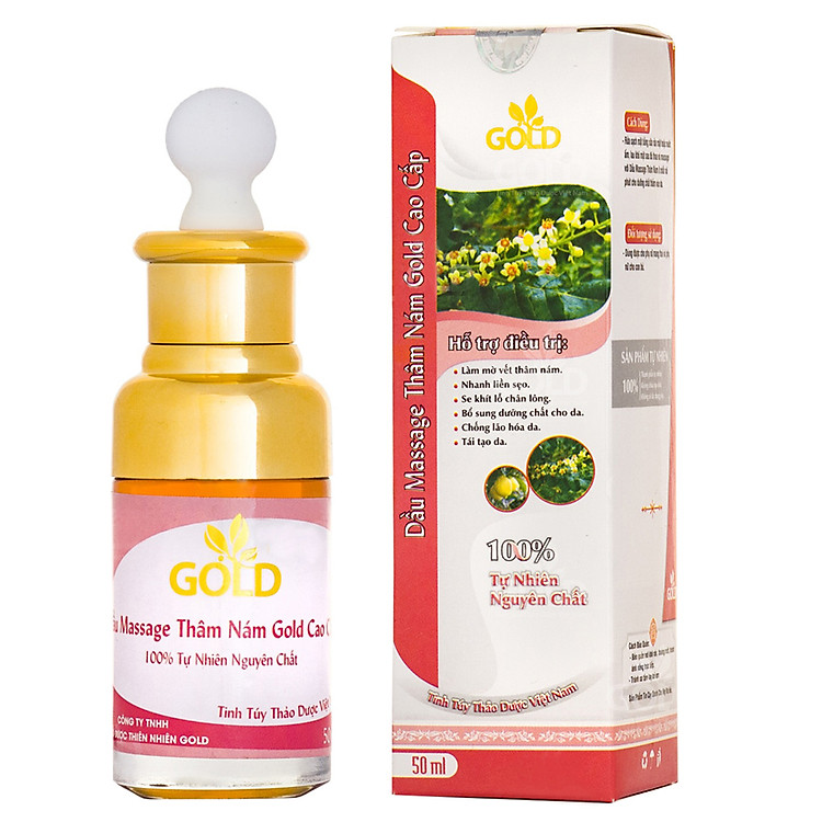 Dầu Massage Thâm Nám Gold Cao Cấp (50ml)