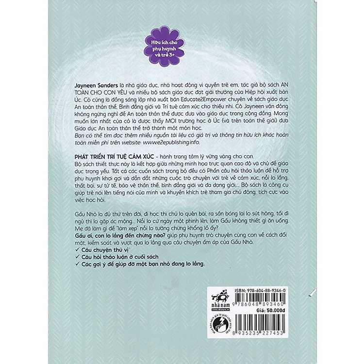 Phát Triển Trí Tuệ Cảm Xúc - Gấu Ơi, Con Lo Lắng Đến Chừng Nào? - Ảnh 2