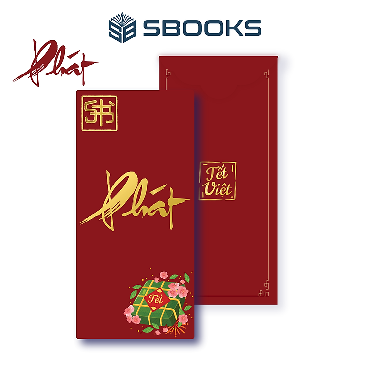 Bộ Bao Lì Xì Thiết Kế Chữ Phúc, Tài, Phát, Lộc, Thọ (5 cái) - Ảnh 6