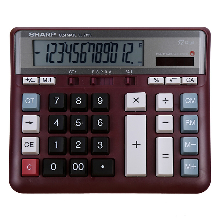 Máy Tính Cầm Tay SHARP EL-2135