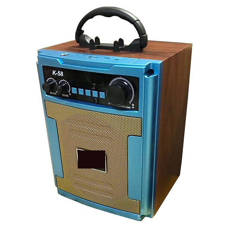 Loa kẹo kéo karaoke mini k58 kèm 1 micro không dây
