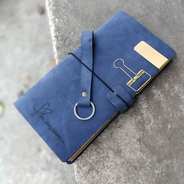 Sổ Da Cao Cấp Midori Size A6 (17x10cm)