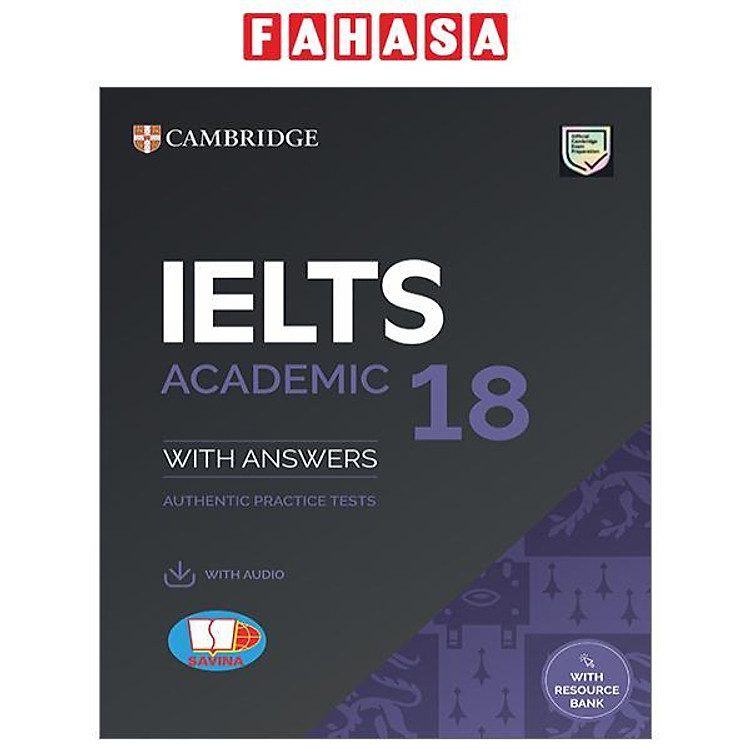Cambridge IELTS 18 Academic – With Answer + Audio