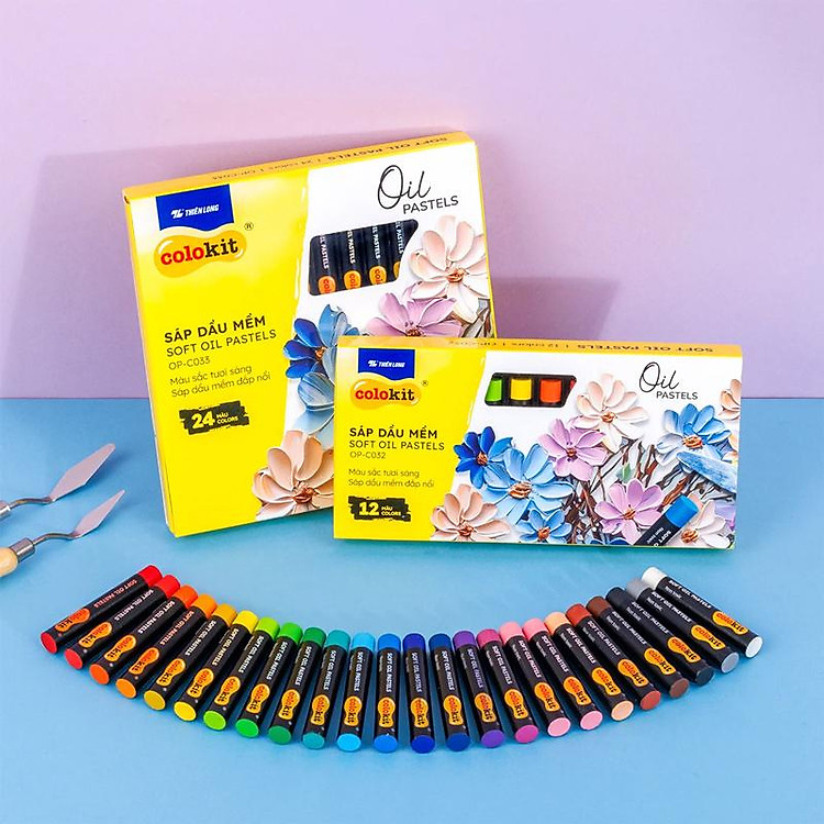 Hộp 24 Bút Sáp Dầu Colokit OP-C033 - Ảnh 7