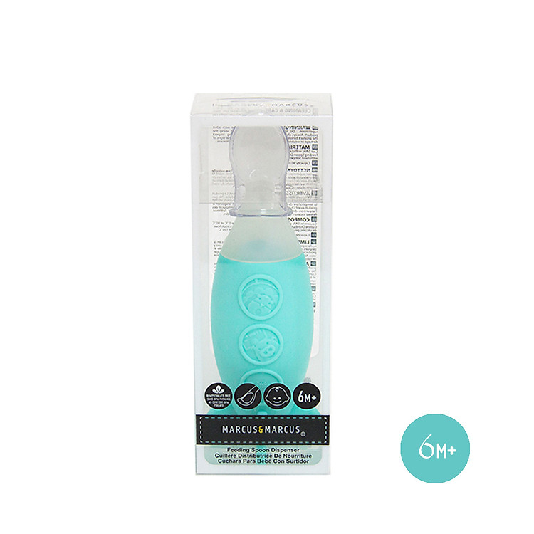 Bình bóp ăn dặm silicon Marcus & Marcus Chính hãng Giá rẻ