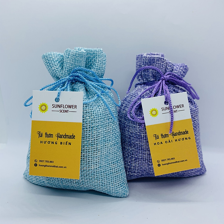 Combo 2 Túi thơm Sunflower Hoa Oải Hương và Hương Biển
