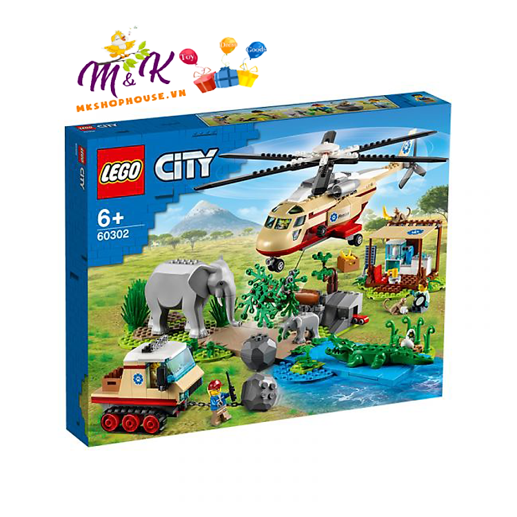 Tìm mua tại Avakids: LEGO Biệt Đội Cứu Hộ Động Vật 60302 - Ngập tràn khuyến mãi