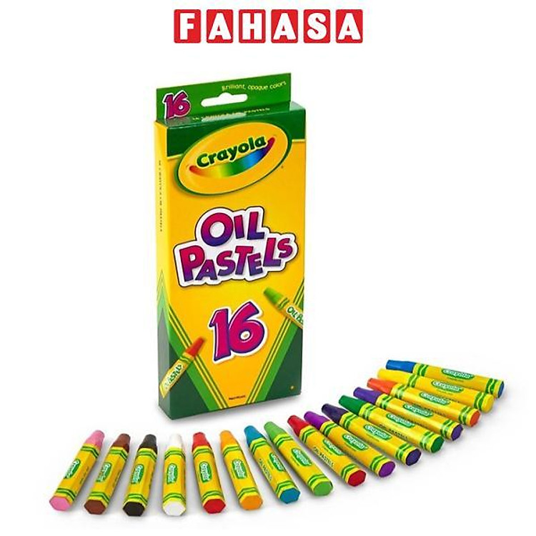 Hộp Bút Sáp Dầu Crayola 16 Màu