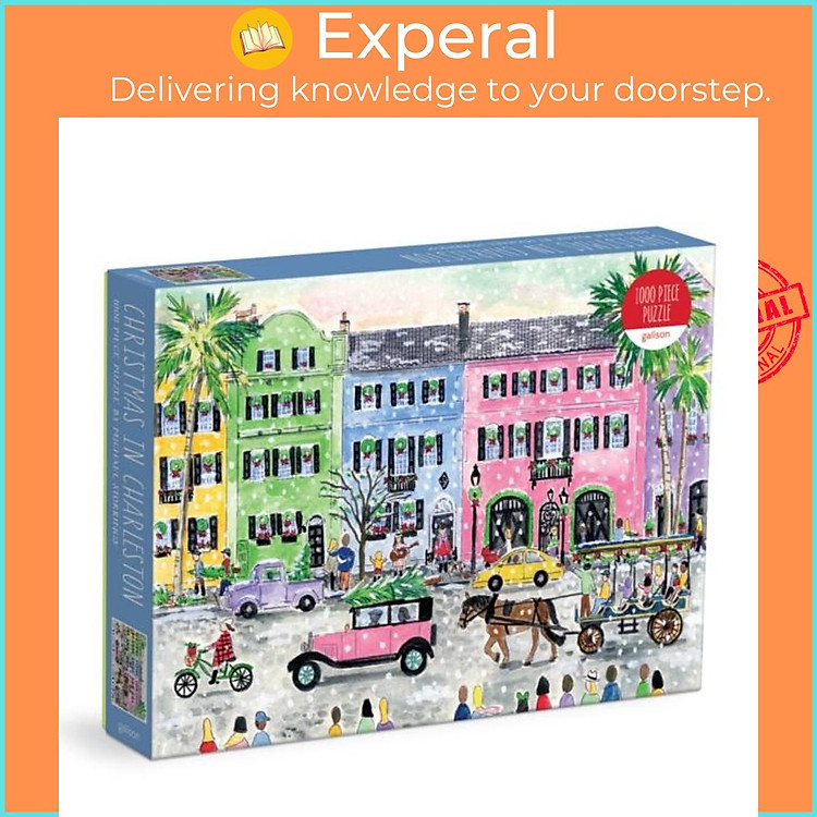 Sách - Michael Storrings Christmas in Charleston 1000 Piece Puzzle by Galison (UK edition, paperback)