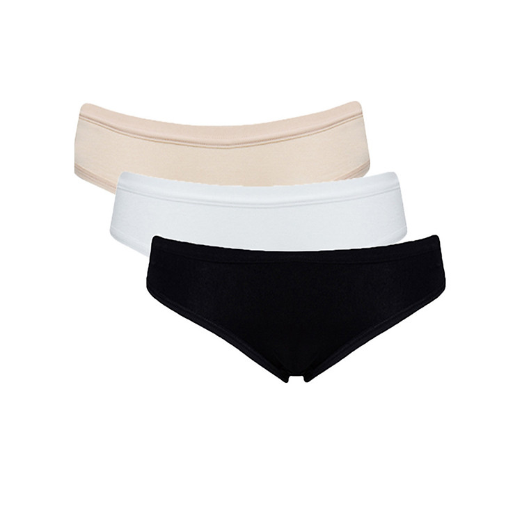 Combo 3 quần mini daily iBasic PANW002 - Đen/Da/Trắng