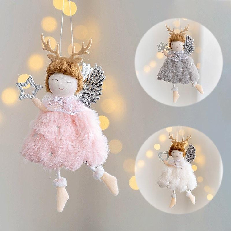 Búp Bê Thiên Thần Trang Trí Cây Thông Giáng Sinh Năm Mới