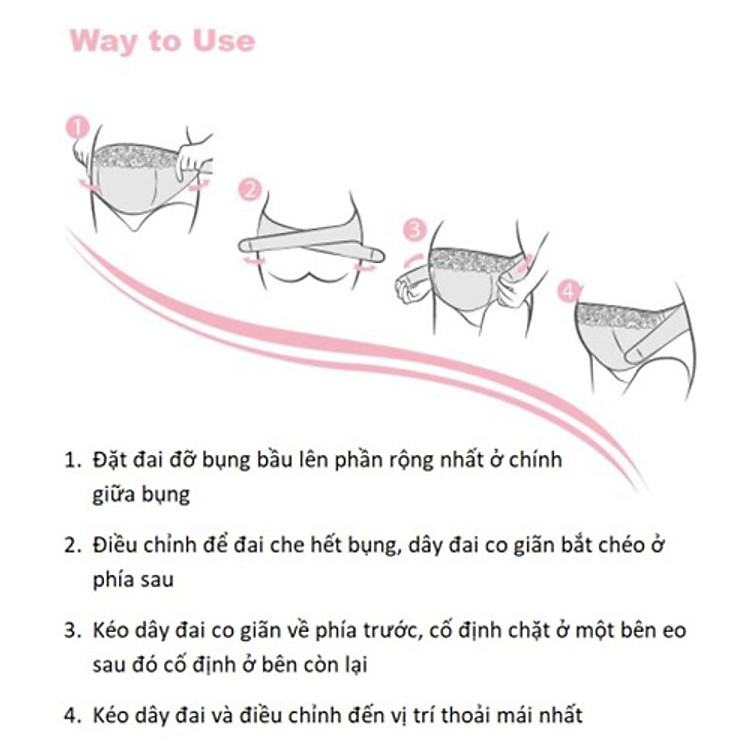 Mua Đai Nâng Bụng Bà Bầu Ku.Ku S7504 Uy tín Giá tốt - Hình ảnh 3