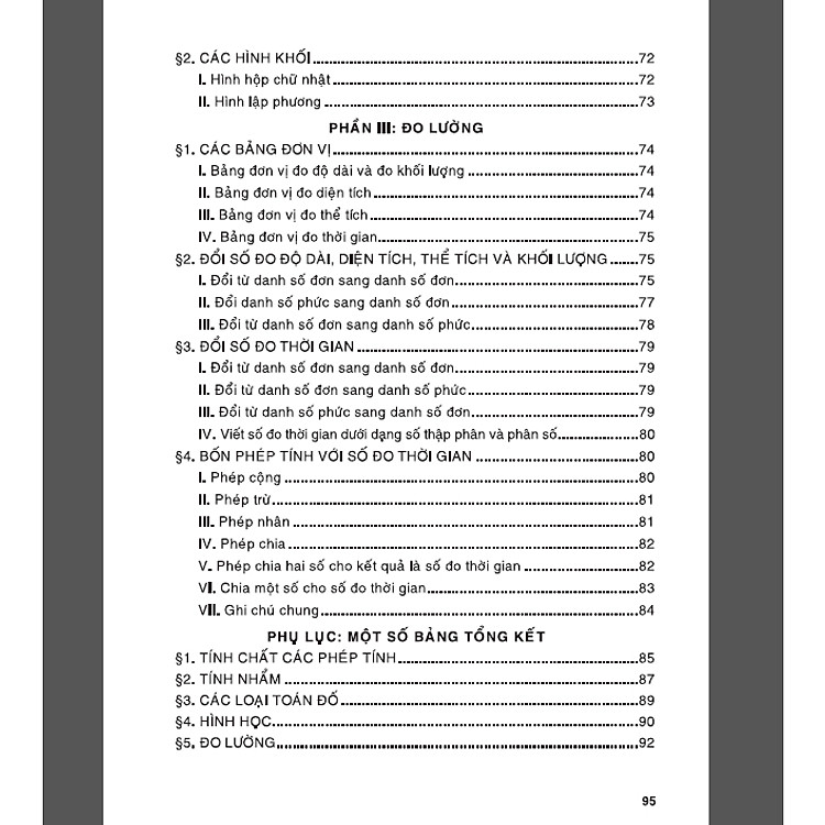 Tóm Tắt Kiến Thức Toán Tiểu Học - Ảnh 2