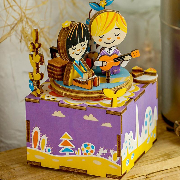 Hộp nhạc Summer's Day DIY Robotime