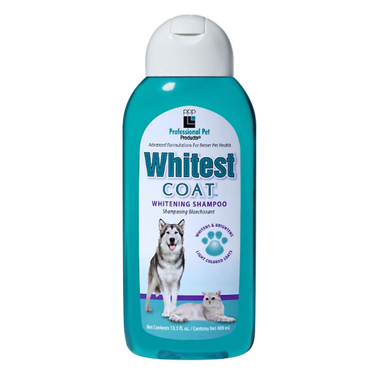 Sữa Tắm Cho Chó Mèo Lông Sáng Professional Pet Products Whitest Coat (400ml)