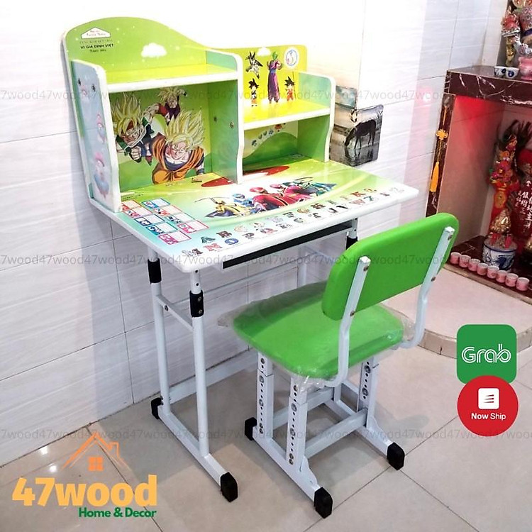 Bộ bàn ghế trẻ em tăng chỉnh độ cao 47wood, hàng Việt Nam chất lượng cao - Bàn ghế trẻ em tăng chỉnh độ cao giá rẻ BCL12