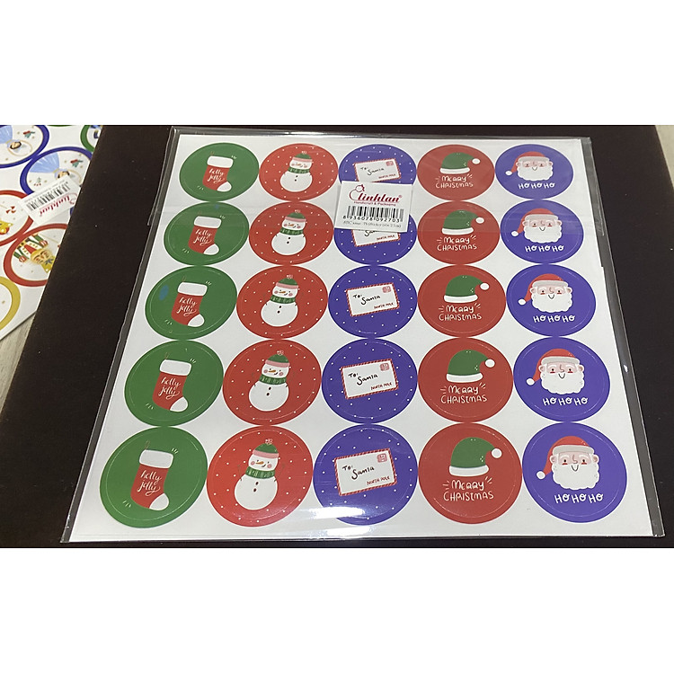 Stickers dán trang trí Noel cao cấp - Ảnh 6