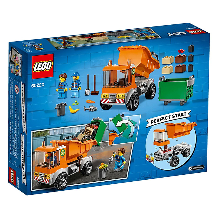 Mua Mô hình Lego City - Xe Tải Chở Rác Chính hãng Tiết kiệm - Hình ảnh 5