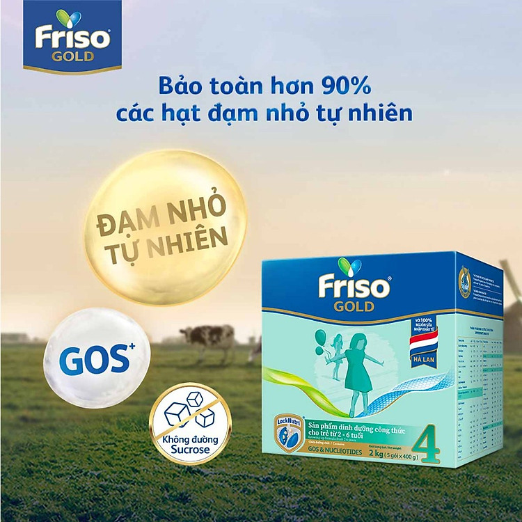 Sữa Bột Friso Gold 4 Hộp 2KG Giá tốt - Hình ảnh 5