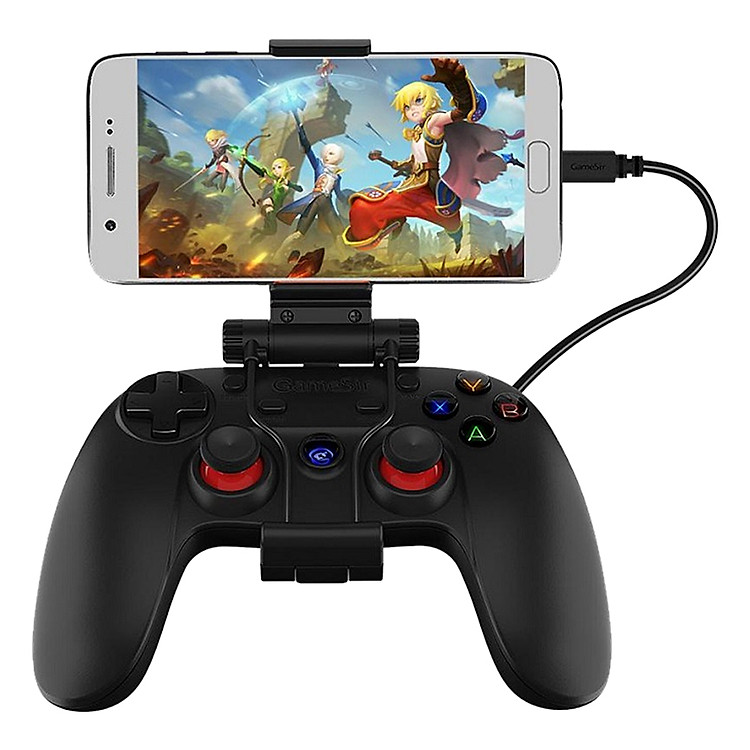 Tay Cầm Chơi Game GameSir G3W - Hàng Nhập Khẩu (Kèm Giá Đỡ Điện Thoại)