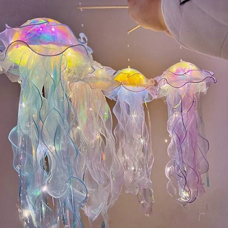 Lồng đèn trung thu con sứa phát sáng Chính hãng Tiết kiệm - Hình ảnh 4